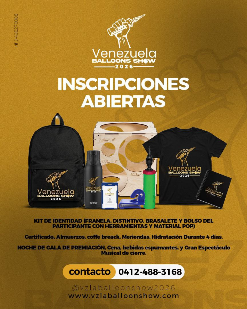 Flyer 1 - Venezuela Balloons Show 2026